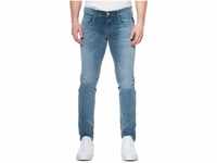 Replay Herren Jeans Anbass Slim-Fit Hyperflex mit Stretch, Medium Blue 009-1...