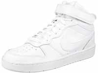 Nike Court Borough MID 2 (GS) Sneaker, White/White-White, 36.5 EU