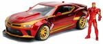 Jada Toys, 253225003 Marvel Iron Man 2016 Chevy Camaro SS, 1:24 Modellauto...