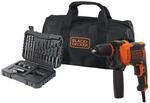 BLACK+DECKER BEH710SA32 Schlagbohrmaschine 710 W + Set 32 Zubeh&ouml;rteile zum Schrauben