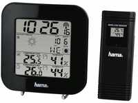 Hama Wetterstation Funk mit Außensensor inkl. Batterien (Wettervorhersage,...
