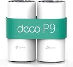 TP-Link Deco P9 (2er Pack) AC1200 Mesh System mit Powerline
