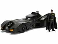Jada Toys Batmobil 1989, hochdetailiertes 1:24 Modellauto inkl. Batman-Figur,...