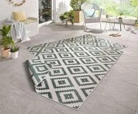 NORTHRUGS Outdoor Teppich Malta-Wendeteppich Wetterfest Modernes Geometrisches...