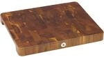 WMF Schneidebrett Holz gro&szlig; massiv 40 x 32 x 4 cm, Holz, Akazienholz,
