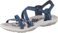 Skechers Damen Reggae Slim Vacay Sandals, Navy Duraleather/Webbing, 41 EU