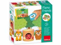 GOULA Memo Friends - Memory ab 3 - Holzspielzeug - Kinderspielzeug ab 3 Jahre -...