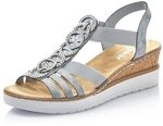 Rieker Damen Keilsandalen V38H8, Frauen Sandalen