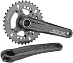 Shimano SLX Kettenradgarnitur Schwarz Einheitsgr&ouml;&szlig;e
