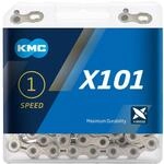 KMC Unisex X101 Kette, Silber, 112 Glieder