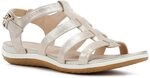 Geox Damen D Sandal Vega A Sandalen,Sand,39 EU