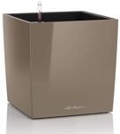 LECHUZA CUBE Premium 50 taupe hochglanz 16565