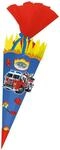 Ursus 9870009 - Schult&uuml;te Bastelset Easy Line, Feuerwehr, sechseckig, H&ouml;he...