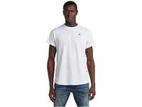 G-STAR RAW Herren Lash T-Shirt, Weiß (white D16396-B353-110), XS