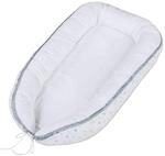 babybay Kuschelnest, wei&szlig; Sternemix Sand/azurblau
