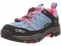 CMP Kids Rigel Low Shoe Wp Trekking-Schuhe, CLOROPHILLA-RED Fluo, 35 EU