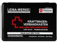 LEINA-WERKE REF 10007 Leina Kfz-Verbandkasten Standard, Inhalt DIN 13164, schwarz