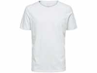 SELECTED HOMME Herren 16071775 T Shirt, Bright White, XL EU