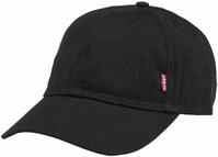 Levi's Herren Classic Twill Red Tab Baseball Cap, Schwarz (Black), 58 cm