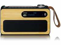 Lenco PDR-040 - Tragbares DAB+ Radio - FM Radio - mit Bluetooth - integrierter...