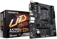 GIGABYTE A520M S2H Mainboard - Unterst&uuml;tzt AMD Ryzen 5000 Serie AM4 CPUs, 4+3 Phasen
