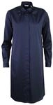 Seidensticker Damen Kleid - City Kleid - Satinkleid - Hemdblusenkragen - Regular Fit