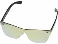 Urban Classics Unisex 103 Chain Sunglasses Sonnenbrille, Black/Gold Mirror, one...