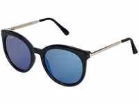 Urban Classics Unisex Sunglasses October UC Sonnenbrille, Black/Blue, one Size
