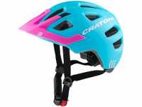 Cratoni Unisex – Erwachsene Maxster Pro Fahrradhelm, Blau/Pink, XS/S (46-51cm)