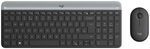 Logitech MK470 Slim Combo Kabelloses Tastatur-Maus-Set | 2.4 GHz Nano-USB, 10m