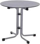 Siena Garden Klapptisch Sola &Oslash; 80 cm silber