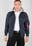 Alpha Industries MA-1 TT Hood Bomberjacke f&uuml;r Herren Rep.Blue