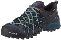 SALEWA, Wildfire Gore-Tex Damen Zustiegsschuhe, Blau/Rot, 38
