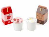 small foot Milchprodukte-Set "fresh" aus Holz, Kaufladen und Kinderküchen...