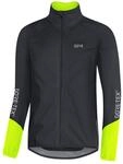 GORE Wear C5 Herren Fahrrad-Jacke GORE-TEX, L, Schwarz/Neon-Gelb