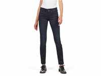 G-STAR RAW Damen Midge Saddle Straight Jeans, Blau (dk aged D07145-8971-89),...