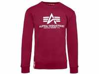 Alpha Industries Basic Sweater Sweatshirt für Herren RBF Red