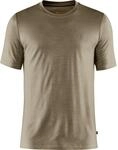 Fj&auml;llr&auml;ven Herren Abisko Wool SS T-Shirt, Light Olive, S