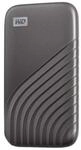 WD My Passport SSD 500 GB mobiler SSD Speicher (NVMe-Technologie, USB-C und USB 3.2