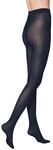 KUNERT Damen Strumpfhosen Satin Look 40 semi-blickdicht gl&auml;nzend 40 DEN Marine 0880