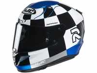 HJC Helmets Herren Nc Motorrad Helm, Schwarz/Weiss/Blau, XL