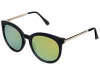 Urban Classics Unisex Sunglasses October UC Sonnenbrille, Black/Yellow, one Size