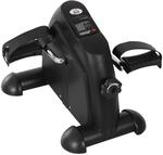 HOMCOM Mini Heimtrainer Pedaltrainer f&uuml;r Senioren 35 x 40 x 31 cm Schwarz