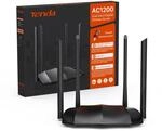 Tenda AC8 Dualband WLAN Router (867Mbit/s 5GHz+300Mbit/s 2,4GHz) 4x6dBi Antennen,