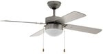 EGLO Deckenventilator Gelsina, 4 Fl&uuml;gel Ventilator mit Zugkette, Beleuchtung und