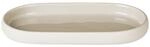 Blomus Sono Tablett, Keramik, Silikon, Moonbeam, H 2,5 cm, B 10 cm, T 19 cm