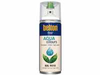 belton free Wasserlack RAL 9010 reinweiß, hochglänzend, 400 ml -...