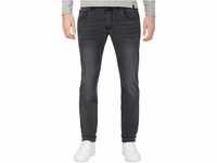 Timezone Herren Slim ScottTZ Skinny Jeans, Grau (Anthra Shadow wash 8650), 30W...
