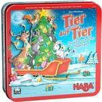 HABA 305525 - Tier auf Tier &ndash; Das weihnachtliche Stapelspiel,