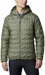 Columbia Delta Ridge Down Hooded Jacket, Daunenjacke mit Kapuze f&uuml;r Herren, Stone